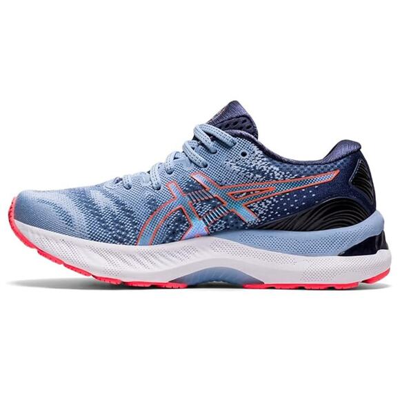 ASICS Women's Gel-Nimbus 23 Running Shoes Mist/Blazing Coral, Size 6 B - Picture 4 of 10